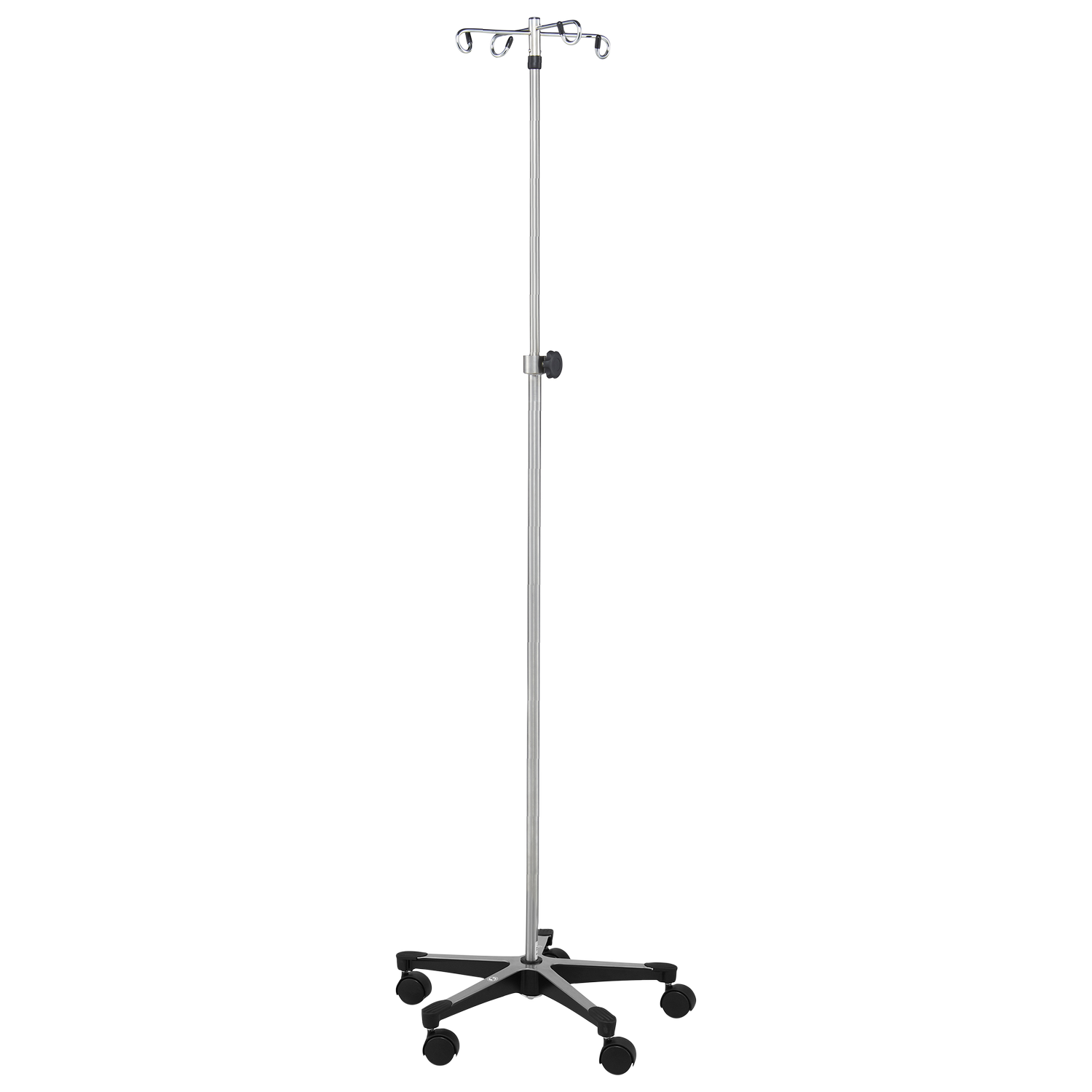 1315/1350 5 Leg Chrome IV Stands (2, 4, or 6 Hooks) — Blickman